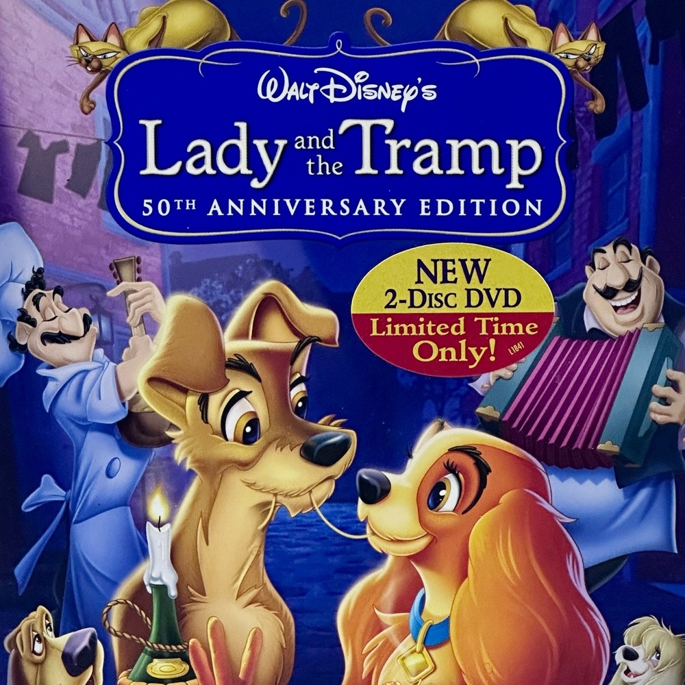 Walt Disney Lady and‎ the Tramp 50th Anniversary Edition 2-Disc DVD